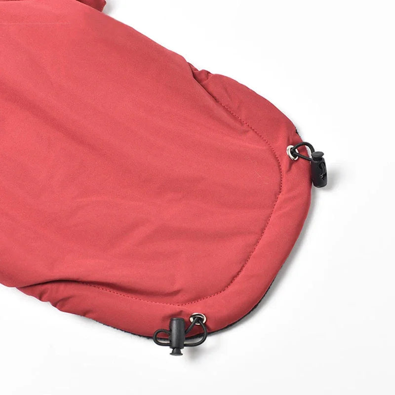 Warm Waterproof Dog Coat with Hood - Reflective Winter Jacket for Small Pets